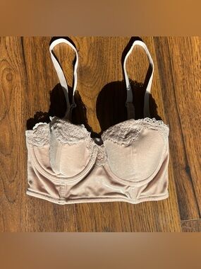 Victoria's Secret - Dream Angels Covertible Velvet Longline Corset Bra Top